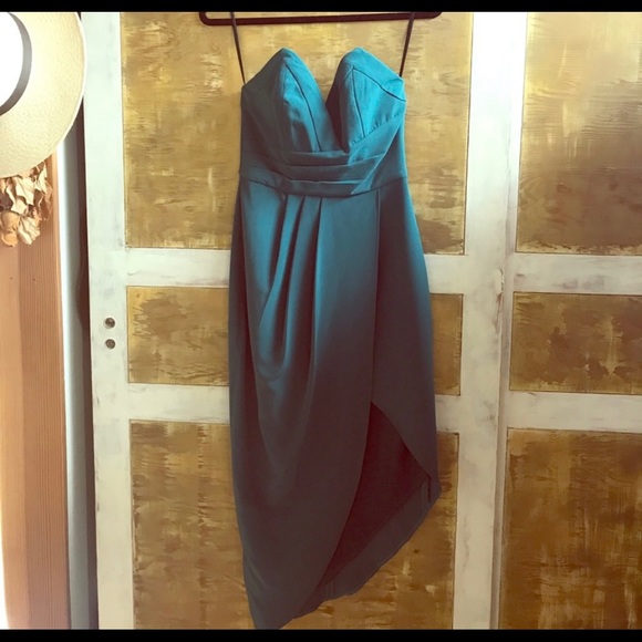 COPY - Revolve Lovers + Friends turquoise strapless dress Small - Picture 2 of 3